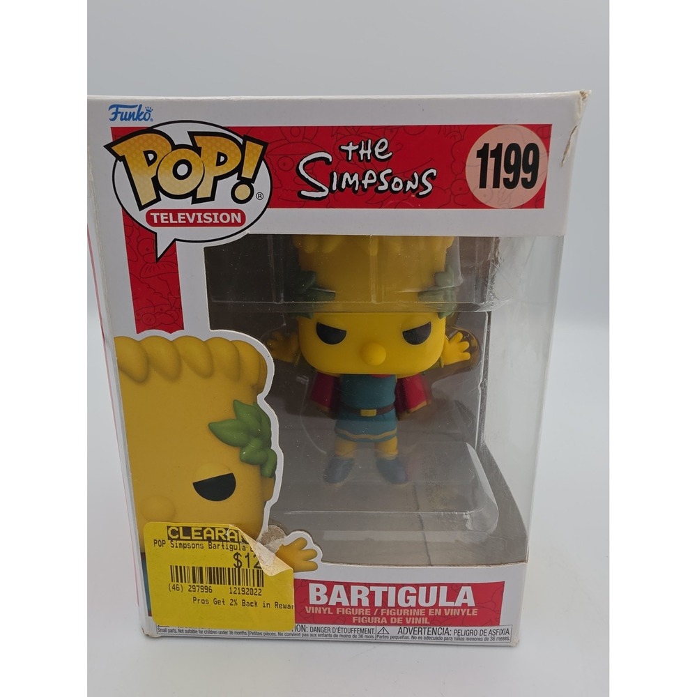 Funko Pop! Vinyl The Simpsons Bartigula #1199 Television Figure